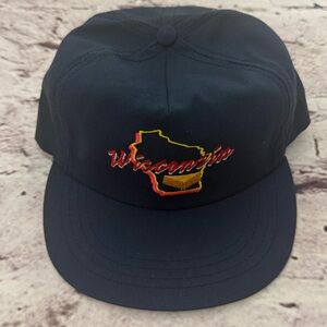 Vintage VTG Wisconsin SnapBack Hat